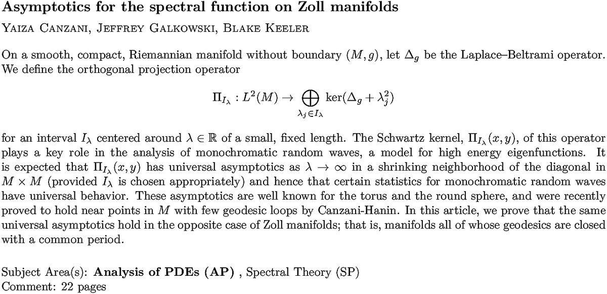 math.AP Analysis of PDES arXiv submissions tweet media