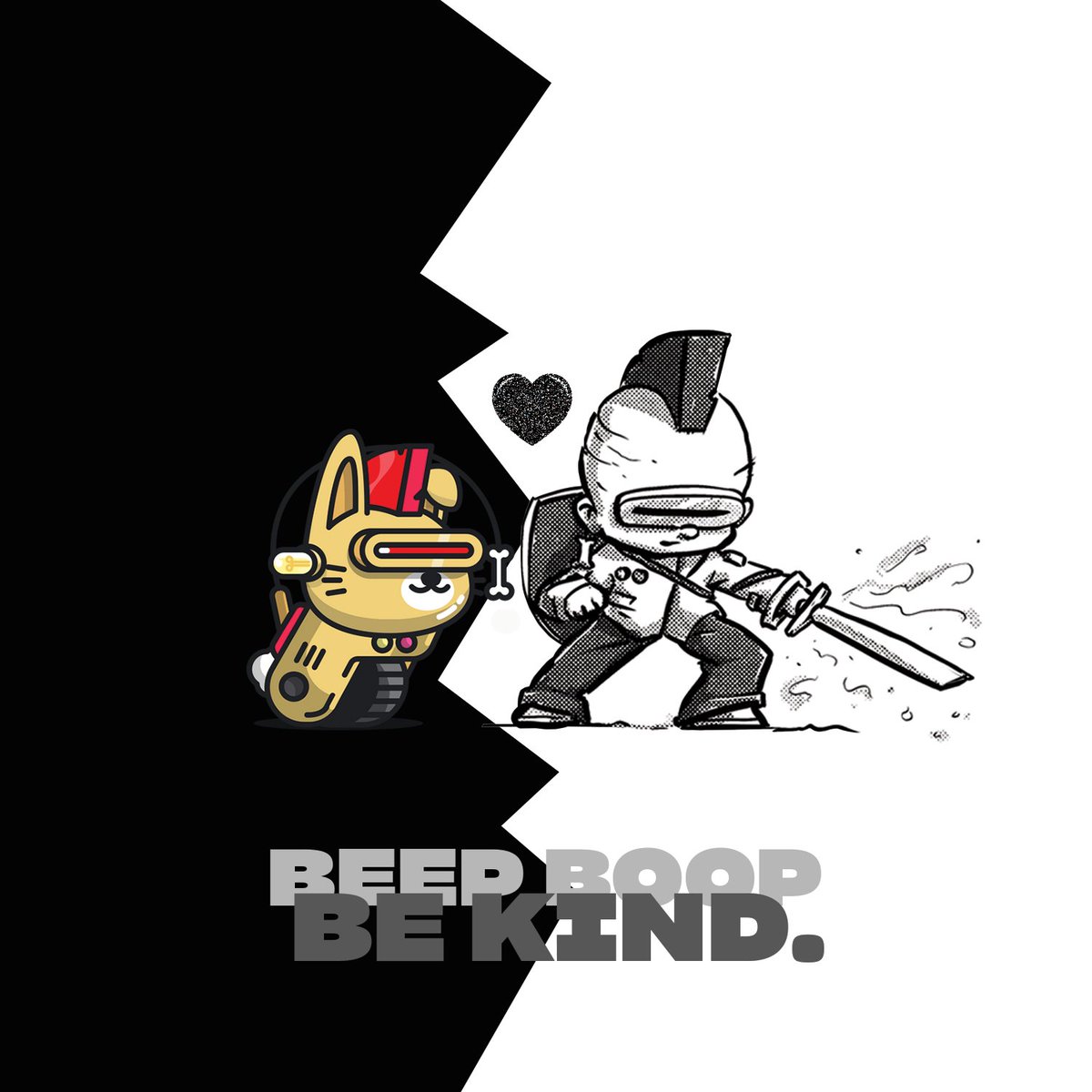 BEEP BOOP
BE KIND.🖤