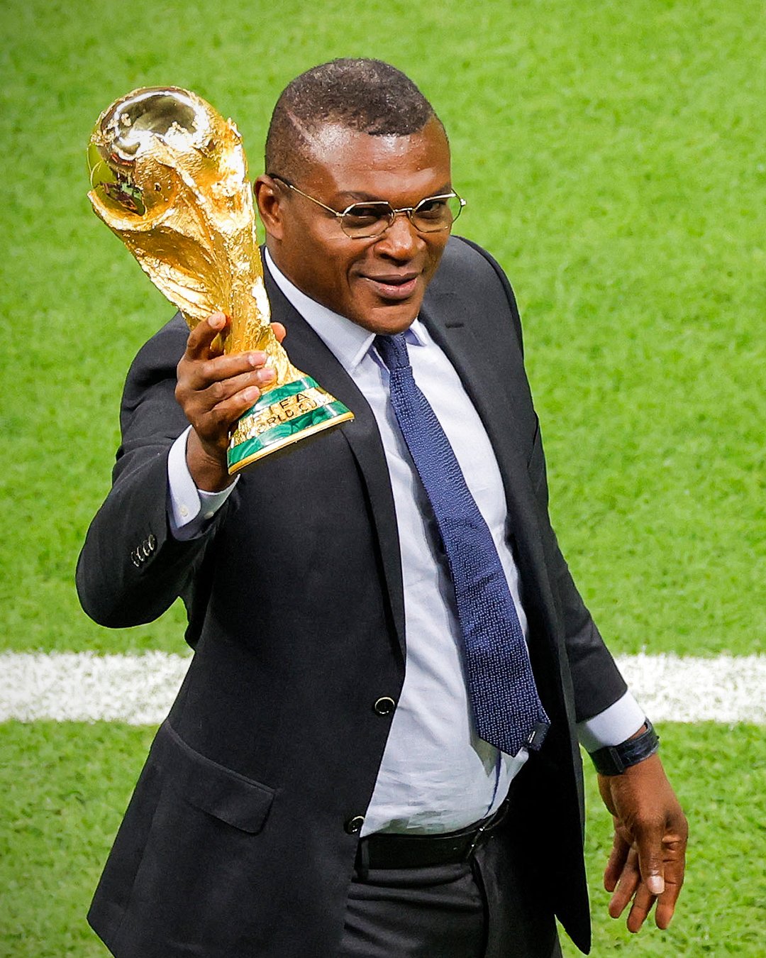 Chris Adede🇰🇪 on X: When French legend Marcel Desailly brought the  #FIFAWorldCup 🏆 at Al Bayt Stadium in a Louis Vuitton case. 🔥💫 Desailly  was a member of the France 98 World