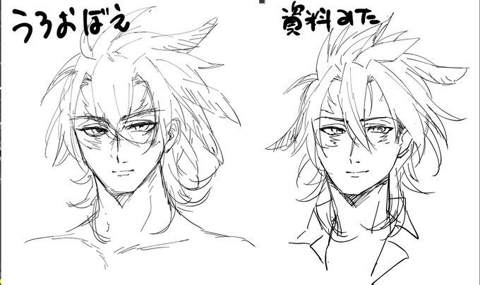 うろおぼえと資料見たシュライグ落書き
うろおぼえのほうオス臭すごそう 