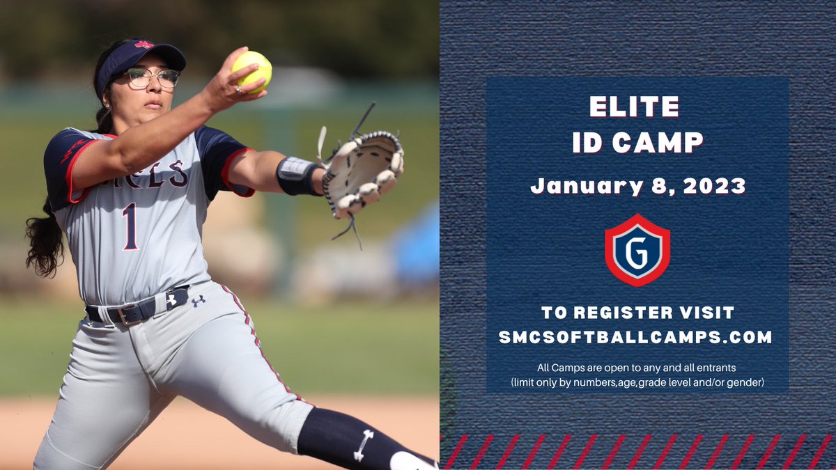 Registration for our January Elite ID Camp today! 

smcsoftballcamps.com