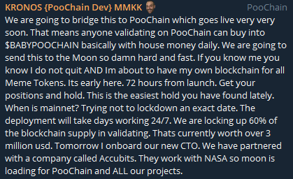 BabyPoochainBSC's tweet photo. $BABYPOOCHAIN x $PooChain

#BabyPoochain #poochain #Bsc #newGem #100x #Bnb #Poo #Chain https://t.co/ZQQmOGEtqd