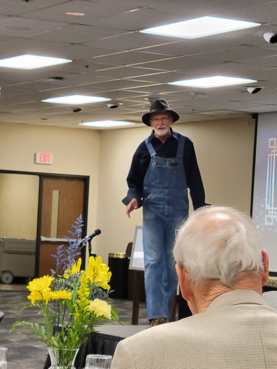 CFIHaiti's tweet photo. CFI Board member &amp; former president, Ray Jackson lit up the stage with his singing and acting in celebration of Richmond @Rotary 100th Anniversary. What a fun time!

Members of this club have been so generous to our efforts in #Haiti. Looking forward to a continued partnership! https://t.co/O849bpPU49