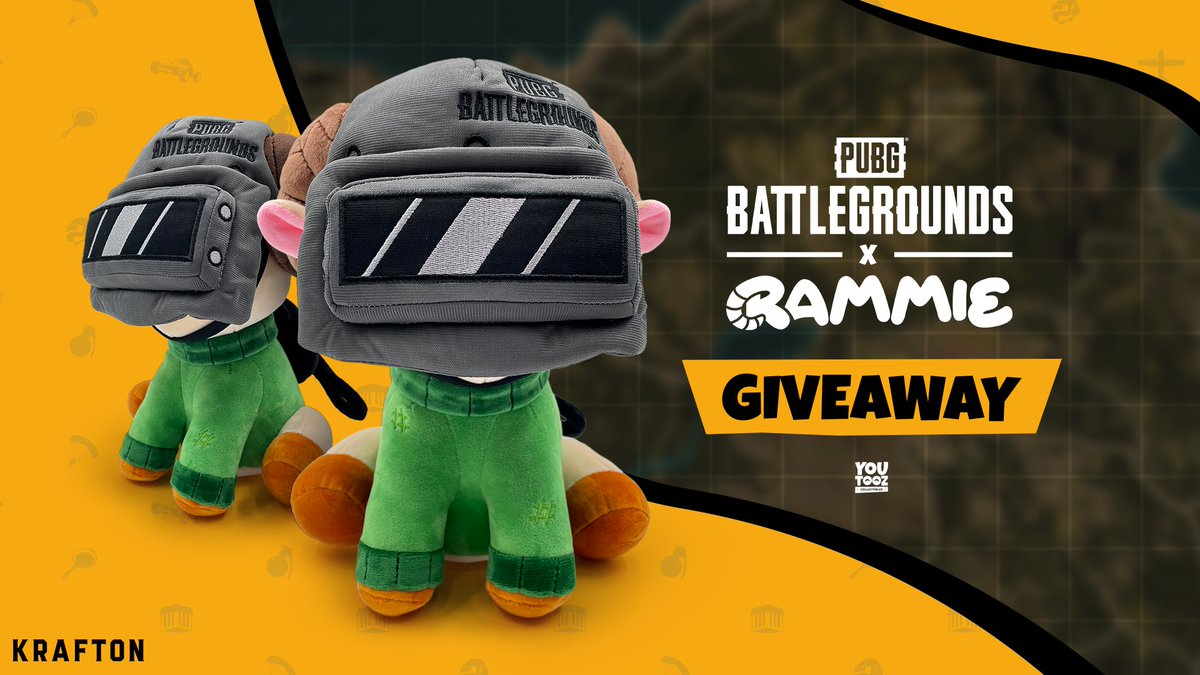weekly slap x @PUBG plushie giveaway 🪖 rt & comment WEEKLY SLAP to enter 🔫 10 winners announced tuesday