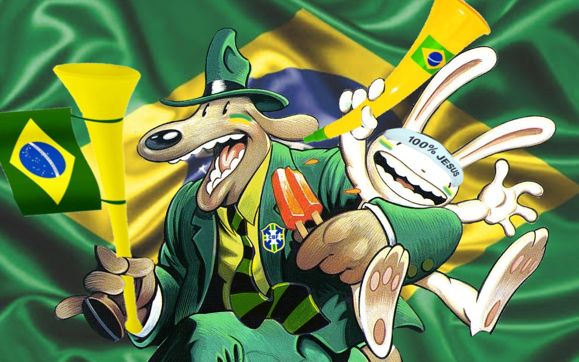 AgesCinos's tweet photo. @skunkape Sam & Max are ready to the world cup supporting Brazil!! 💛💚
We from Brazil love SamnMax and we love u guys for bring our fav characters back! Thanks for all and take care ;)!!
#samnmax #samandmax #copadomundo https://t.co/gmITKsj9eJ