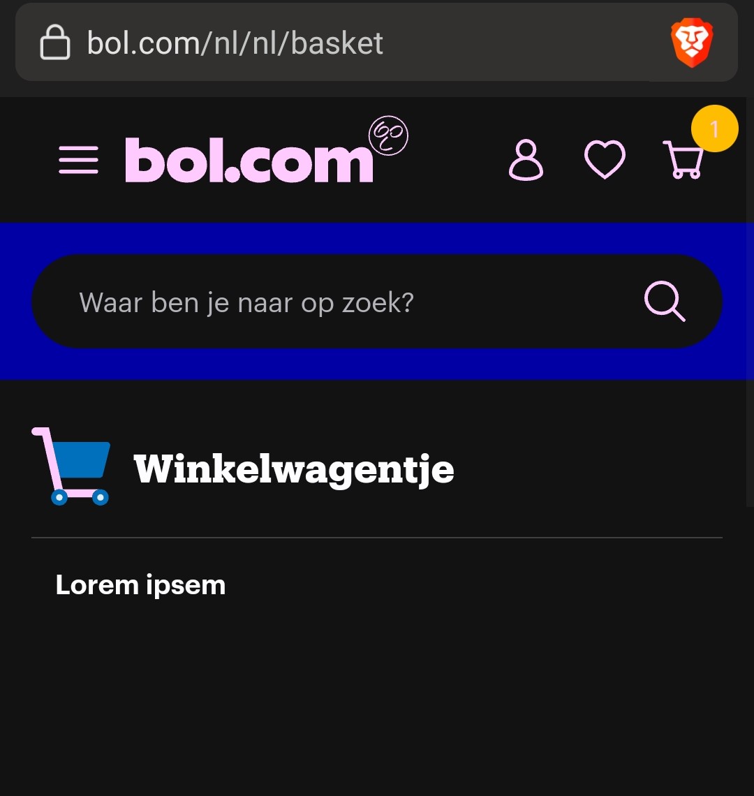 jaccodekraker's tweet image. Fun fact: when you go to your shopping cart on bol.com, while the page is loading, there&apos;s a brief moment where it&apos;s showing a &apos;lorem ipsem&apos; 🤭. It&apos;s the tester&apos;s eye that always spots things like this. #alwaystesting. Also, normally, it&apos;s &apos;lorem ipsum&apos;, with &apos;u&apos;.