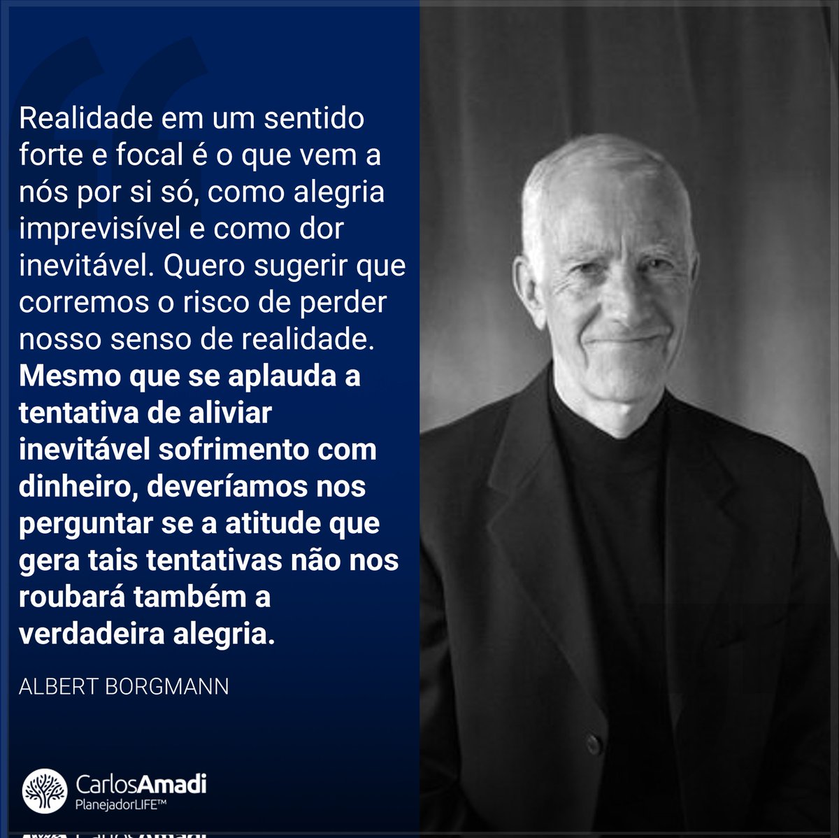 CarlosAmadi's tweet photo. Não percamos a verdadeira alegria em uma tentativa frustrada de escapar da realidade. https://t.co/58ZMDPdYOD