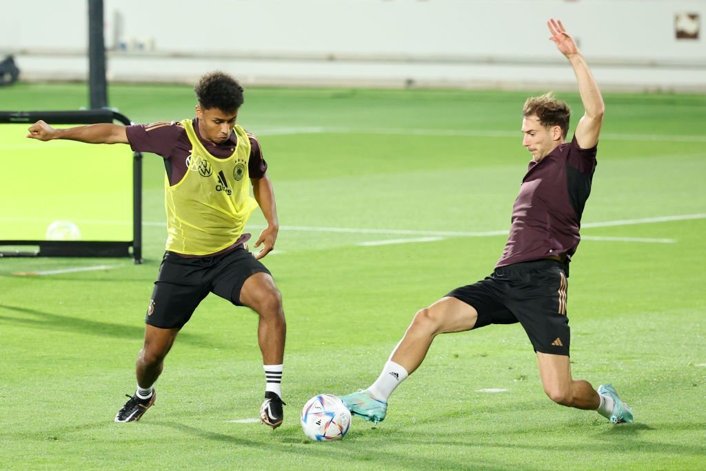 GoretzkaStuff's tweet photo. Training Session at Al Shamal Stadium (November 20, 2022) https://t.co/ZQbLUSrFBv