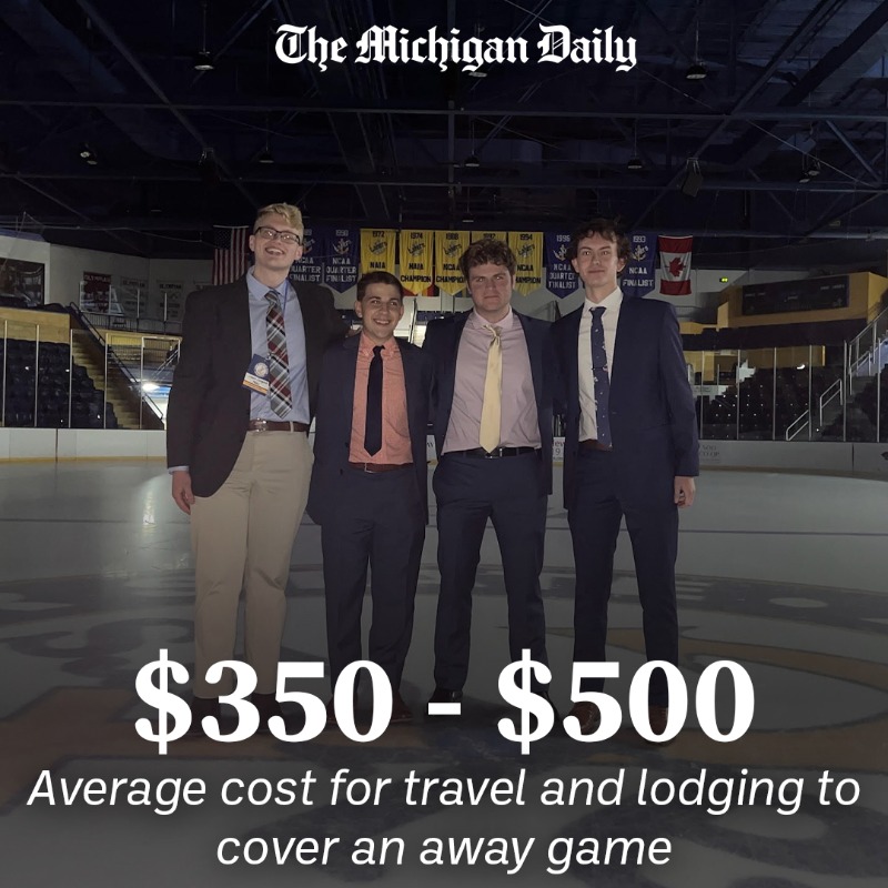 michigandaily's tweet photo. #RivalryEdition: Ohio State’s on the clock … for @UMichFootball and The Michigan Daily.
Ahead of Saturday’s clash in Columbus, we’re going head-to-head in a fundraising competition against @TheLantern.