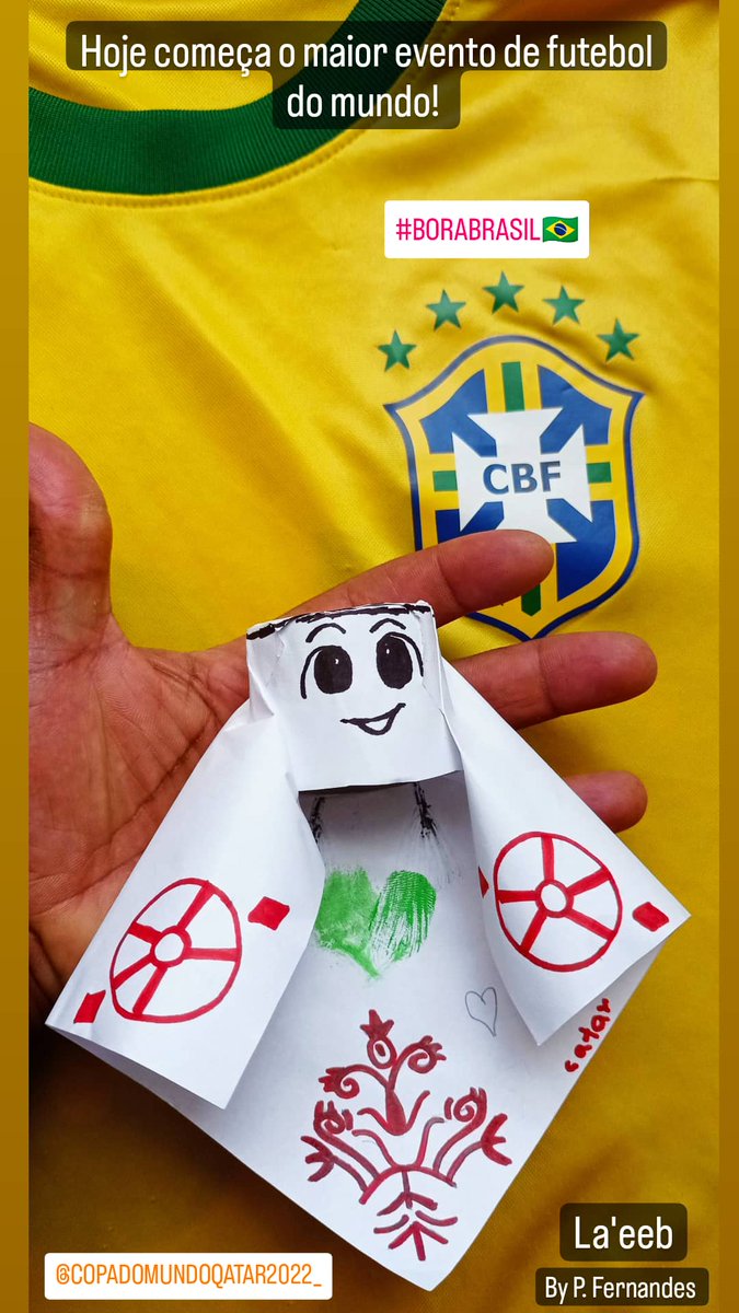 GilLeoandre's tweet photo. Boraaaaa Brasil 🇧🇷 Rumo ao Hexa 🇧🇷🔥 #Catar2022 #QatarWorldCup2022 #RUMOAOHEXA #BORABRASIL https://t.co/1iOumbqXLg