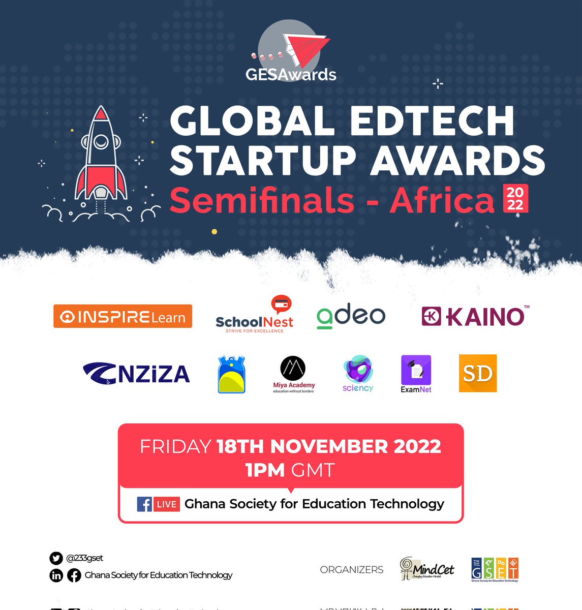 We are thrilled to announce that Sciency came out SECOND POSITION in the Global EdTech Startup Awards (Africa semifinals) as part of the top 3 startups selected to represent Africa in the GESA Finals.

The (GESAwards) is the largest EdTech competition & community in the world.🚀