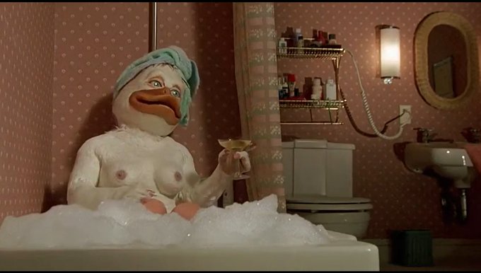 A sarcastic humanoid duck is pulled from his homeworld to Earth where he must stop an alien invasion with the help of a nerdy scientist and a struggling female rock singer.

Director
Willard Huyck
Writers
Steve Gerber(based on the character created by)Willard HuyckGloria Katz
Stars
Lea Thompson- Jeffrey Jones- Tim Robbins