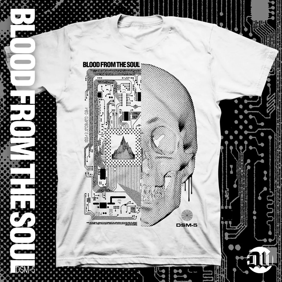 BloodFrmTheSoul's tweet photo. Blood From The Soul "Schematica" White T-Shirt
Order now at https://t.co/jWrlG3B5fG

Design by Branca Studio.

BFTS is:
Shane Embury: Guitars, Bass, and Electronics
Dirk Verbeuren: Drums and Percussion
Jacob Bannon: Vocals, Lyrics, and Visuals
Jesper Liveröd: Bass https://t.co/loVkHDlAX7
