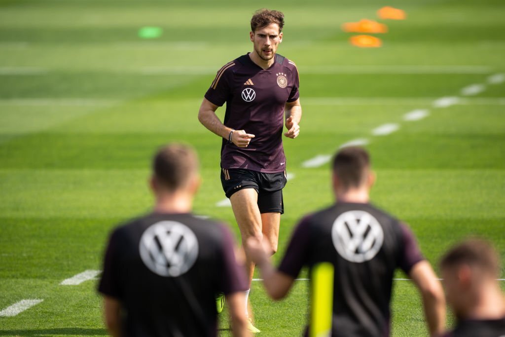 GoretzkaStuff's tweet photo. Training Session at Al Shamal Stadium (November 19, 2022) https://t.co/PR7gpOYKI5