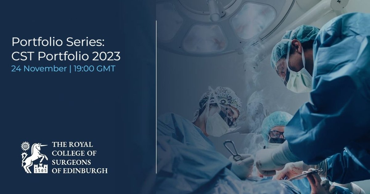 Manchester FTSS presents the first portfolio event of a three part series: Breaking down the CST Portfolio 2023. 
⏰ 24th Nov, 7pm
🗣️Miss <a href="/ShahdMobarak/">Shahd Mobarak</a> ST3 Gen Surgery. Don't miss out! 🔜 
Register here: zoom.us/meeting/regist…
Facebook event: fb.me/e/3fBwEkzni