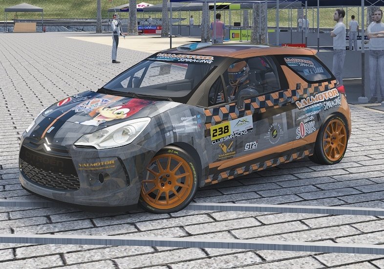 Hoy estaremos en la última prueba del #CNSAC con <a href="/club_simracing/">Club Simracing</a>.
Subida la Torneria en #llanes y con previsión de lluvia. Te esperamos en directo en Twitch.tv/s0rik reprensentando a <a href="/ValmotorT/">VALMOTOR SIMRACING TEAM</a> con nuestro gran #citröen Ds3.