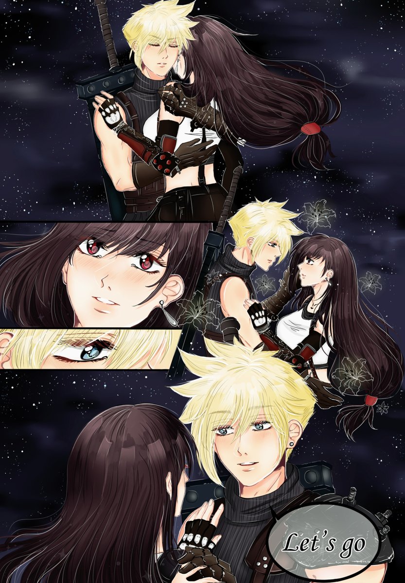 hyoukanee's tweet photo. Day 7 💫☄️ Tifa rescues Cloud at the Shinra Building

#ClotiWeek2022 
#IconicCloti #クラティ
#ClotiFallFestival2022 https://t.co/JZKcakVPNC