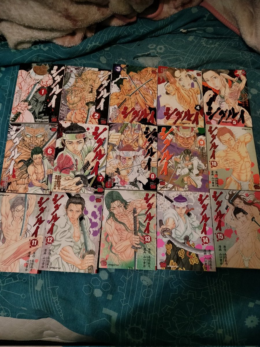 sleezer_b's tweet photo. @nyaldeee1 Shigurui is my favorite manga. I own it in Japanese &amp; Spanish 💪 https://t.co/W63BaZ7iBr