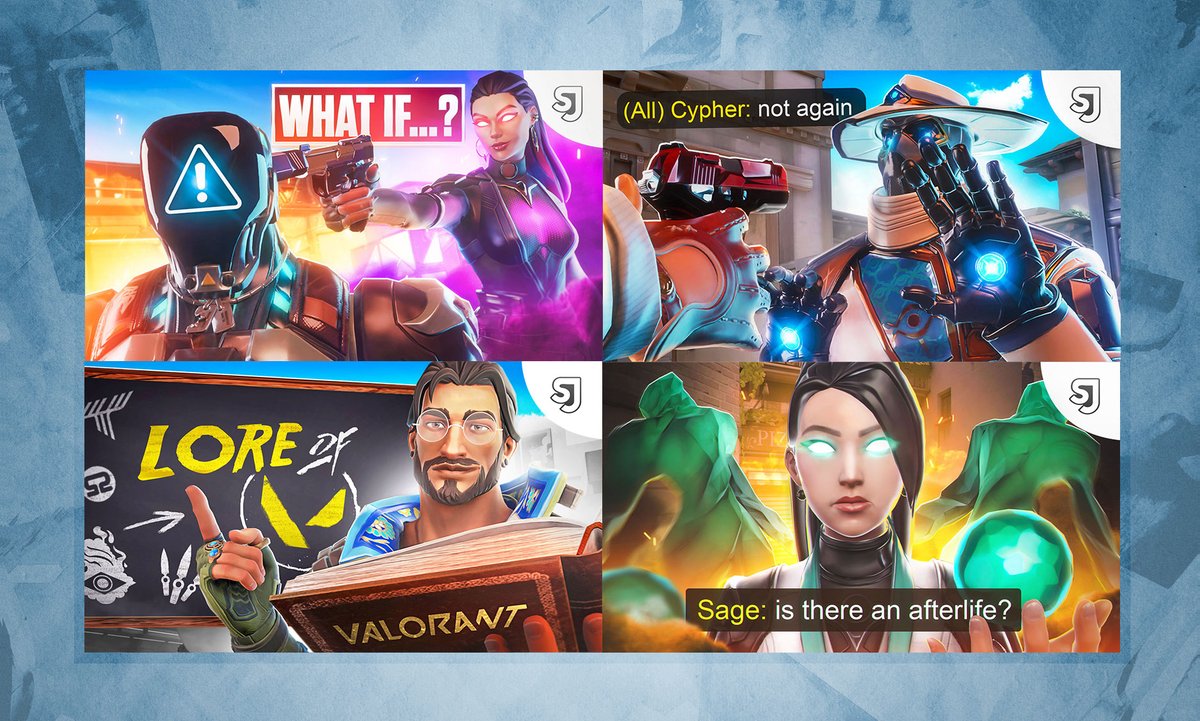 Recent Valorant Thumbnails 👨‍🎨

Comissions open atm! 
Price range $10-$15 🫶

#blender #valorantart #thumbnails