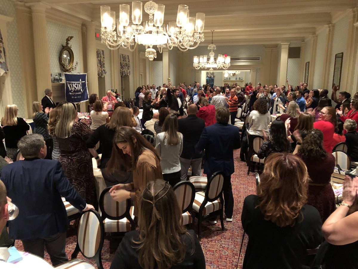 <a href="/NYSUTCNY/">NYSUT CNY</a> Leadership Conference erupts in cheers when Roger, the hardworking waiter wins the grand prize in <a href="/AmericanCancer/">American Cancer Society</a> <a href="/nysut/">NYSUT</a> Making Strides raffle!