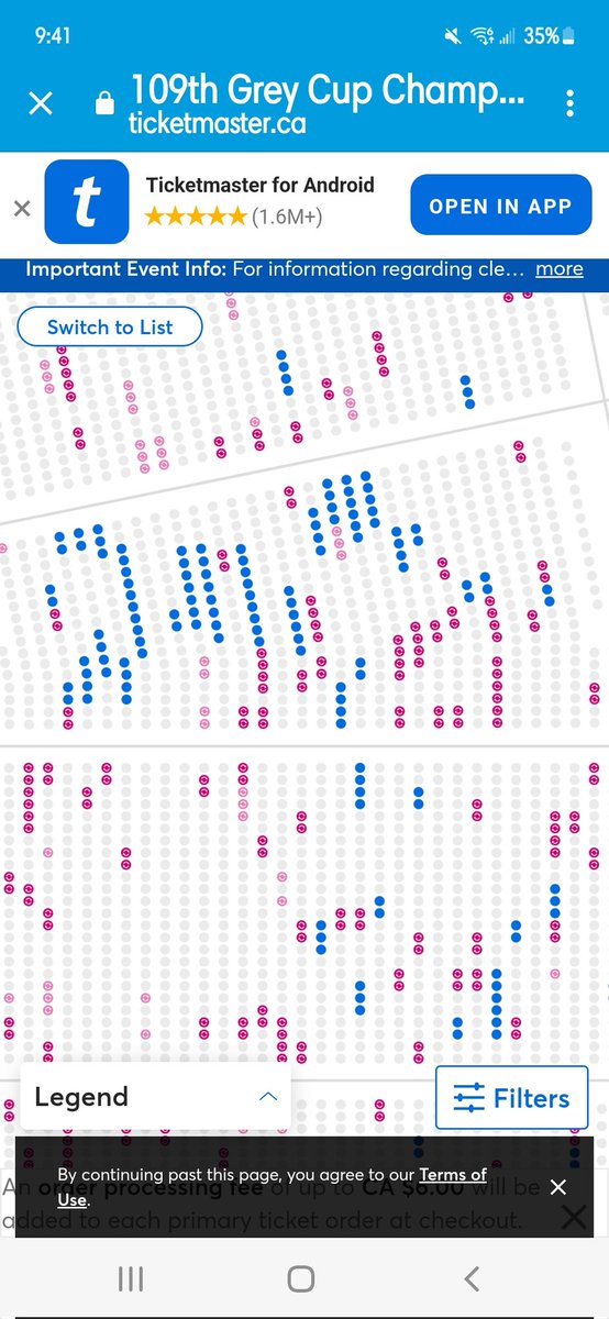 1CFLAtt's tweet photo. Look at all blue seats https://t.co/CSd2IpWFlv