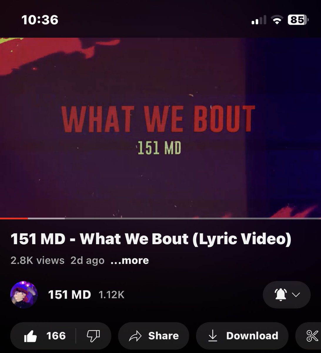 thereal151md's tweet photo. https://t.co/PuOdup7M12 #music almost 3k👍🏻👍🏻🌪️ https://t.co/1hXSXS7qNi
