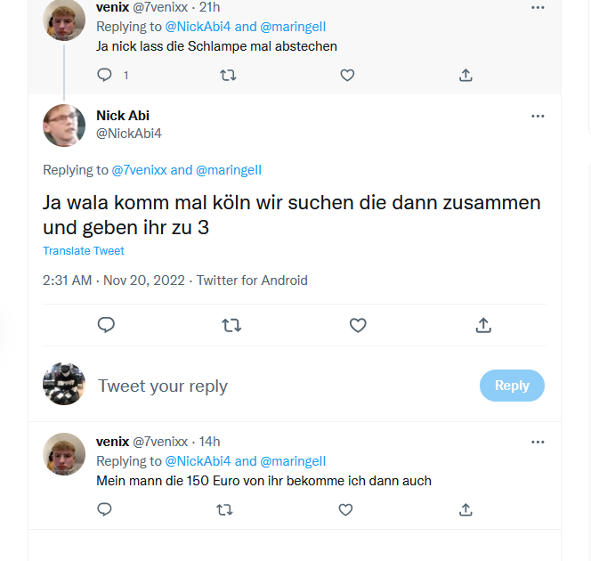 meines erachtens geht sowas garnicht ab jetzt werd ich jeglichen kontakt zu Nick und solchen menchen abbrechen. 3 Jahre btw <a href="/NickAbi4/">HOLY GHOST</a>