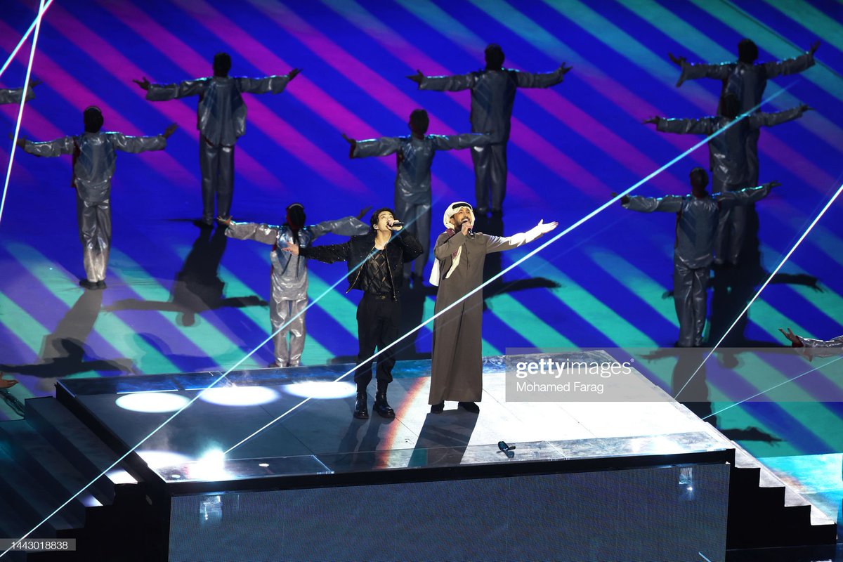 ARAB5_ARMY's tweet photo. صور getty images المتنوعة من أداء Dreamers في افتتاحية كأس العالم 2022 في قطر - 4 -

-M https://t.co/dawuXuQ3MO