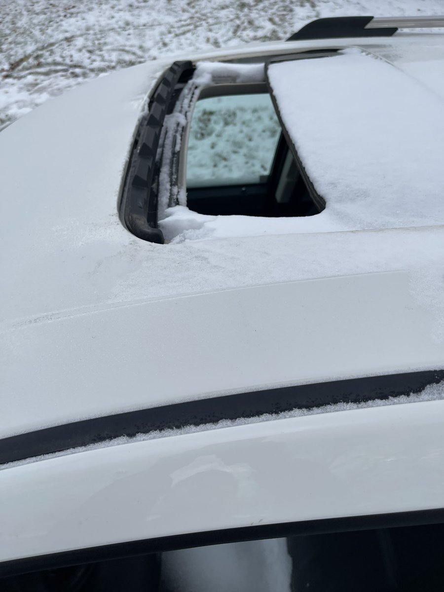 DetroitSportsMa's tweet photo. Omfg before we head down to Detroit for the @BuffaloBills and Browns game . My sons car , Someone left their #SunroofOpen 🤣😂🤣😂 https://t.co/pYtQszd8ia