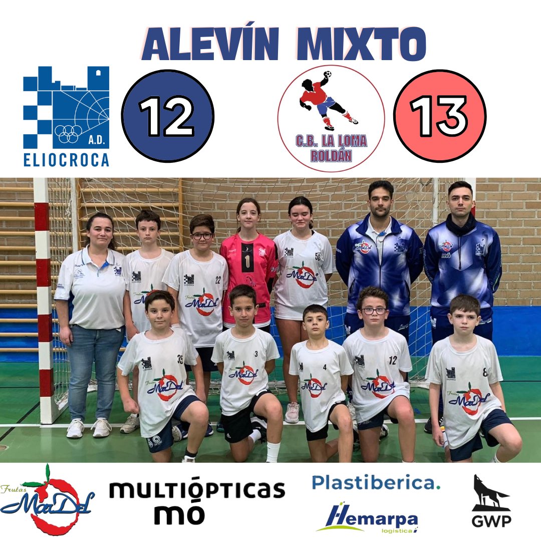 ADEliocroca's tweet photo. #BALONMANO 🤾🏻♂️. Fantástico debut de nuestro alevín mixto, tercer equipo en competición federada de nuestra sección en esta temporada 👏🏻
La victoria ha sido para @cbLomaRoldan por un ajustado 12-13, pero tod@s nuestr@s chic@s han jugado muy muy bien, ¡a seguir creciendo!
#goelio💙 https://t.co/KV9tGNWHvX