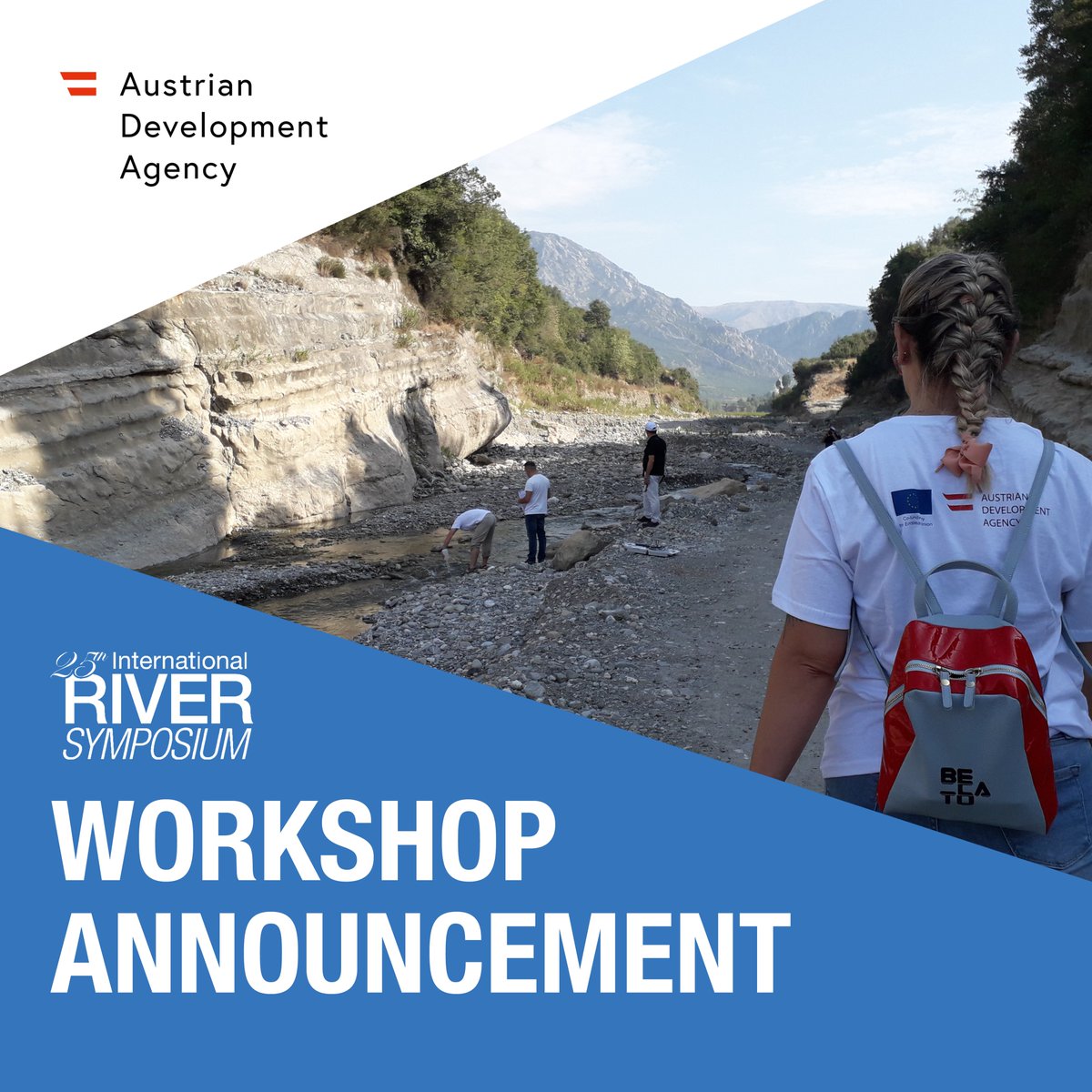 ReviveOurRivers's tweet photo. The Austrian Development Agency will be presenting their workshop "Reforming the water sector and water management in Albania" at IRS 2022! Register here to attend this informative workshop: https://t.co/R1Jotn9qa6 @vodbyiawd @ECRRnetwork @nature_org https://t.co/kl82Eudlw4