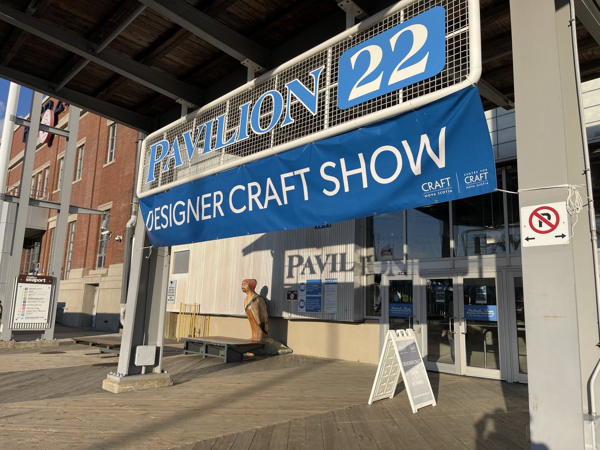 tabithacompany's tweet image. We are here today with @craftnovascotia for the final day of the #DesignerCraft Winter Show, until 5pm. 

#HalifaxWaterfront #Pavilion22 #MeetTheMakers @tabithalco