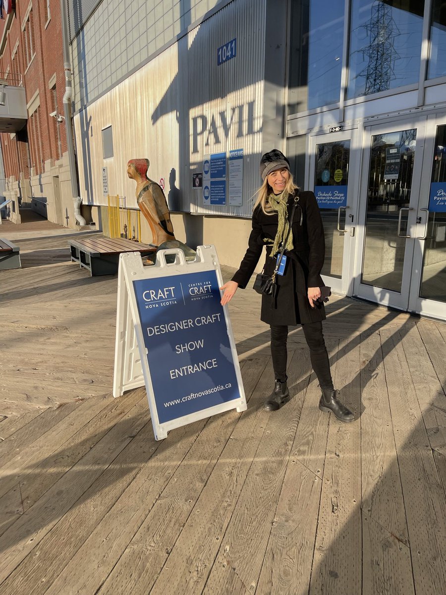 tabithacompany's tweet image. We are here today with @craftnovascotia for the final day of the #DesignerCraft Winter Show, until 5pm. 

#HalifaxWaterfront #Pavilion22 #MeetTheMakers @tabithalco