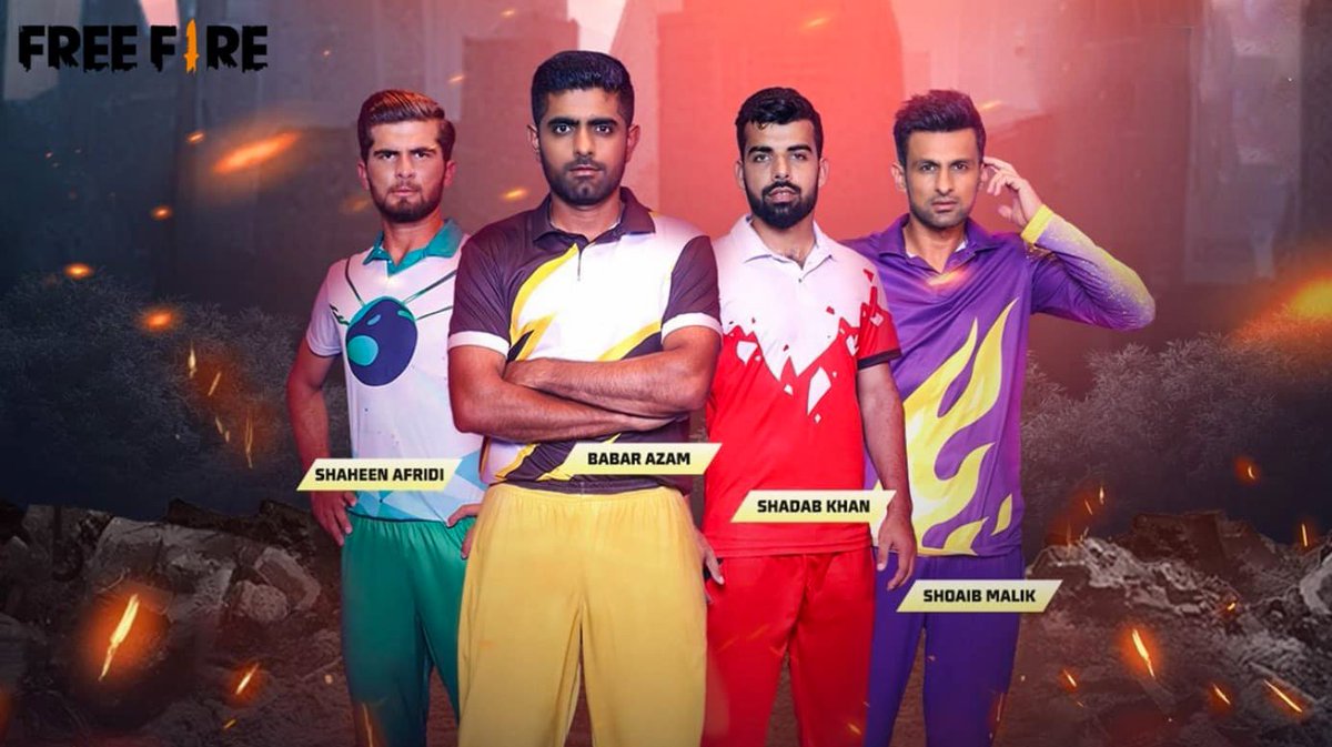 _BearLegacy's tweet photo. #FreeFire collaborates with renowned cricket players from the Pakistan team: Shaheen Afridi, Babar Azam, Shadab Khan &amp; Shoaib Malik. By bringing the Invincible Squad &amp; best surprise gifts for players in the game.

#FreeFireXInvincibleSquad https://t.co/8LEA2tgswk