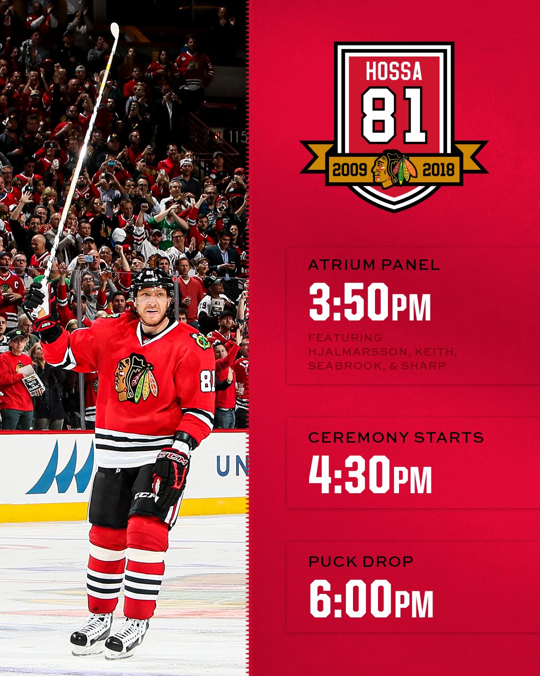 Chicago Blackhawks on Twitter "TODAY IS THE DAY OnlyOne81 https//t