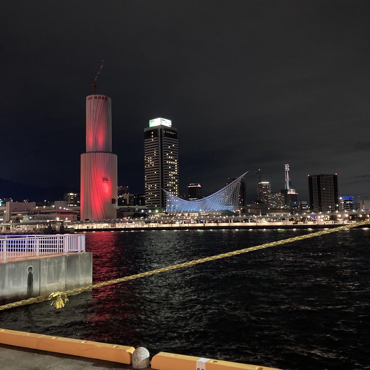 神戸ハーバーランド🎡　
街はすっかりクリスマス🎄モード