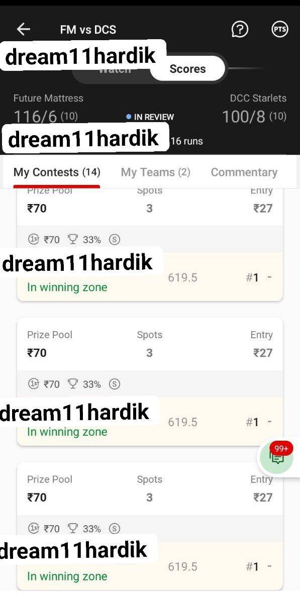 kingkohlibig18's tweet photo. Back to back all matches jackpot cleansweep ❤️😍🔥

Channel link 👉🏻
https://t.co/yCF5qRI7um

#Dream11 #dream11 #dream11team #WorldCup2022 #Cricket #football #ViratKohli𓃵 #telegramchannel #prokabaddi #basketball #ChampionsLeague #smallleague #Laliga #PremierLeague #BBL https://t.co/m1CvSEVE7i