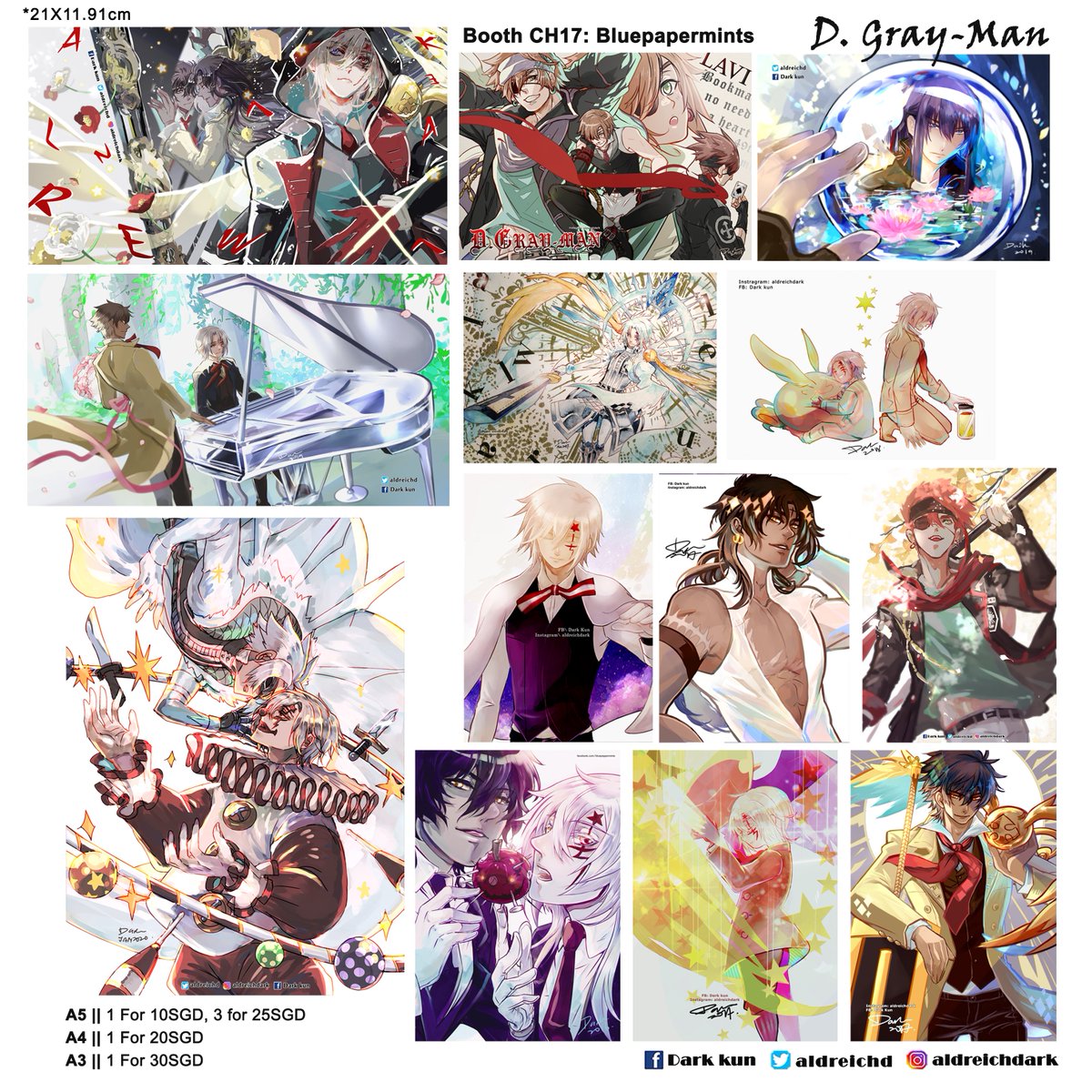 AFASG catalogue part 6
Staple fandom which I never crawled out of
#AFASG2022 #AFASG #dgrayman #dgm #dgmhallow #Dグレー