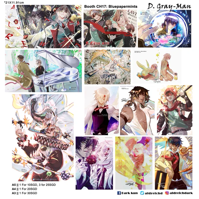 AFASG catalogue part 6Staple fandom which I never crawled out of#AFASG2022 #AFASG #dgrayman #dgm #dgmhallow #Dグレー 