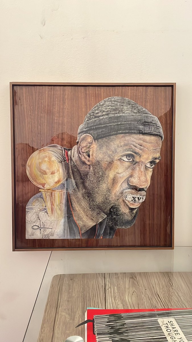 10k for this piece of art? Pricelessss <a href="/KingJames/">LeBron James</a> the goat 🐐…    Art by I.G@dro_carp #goat