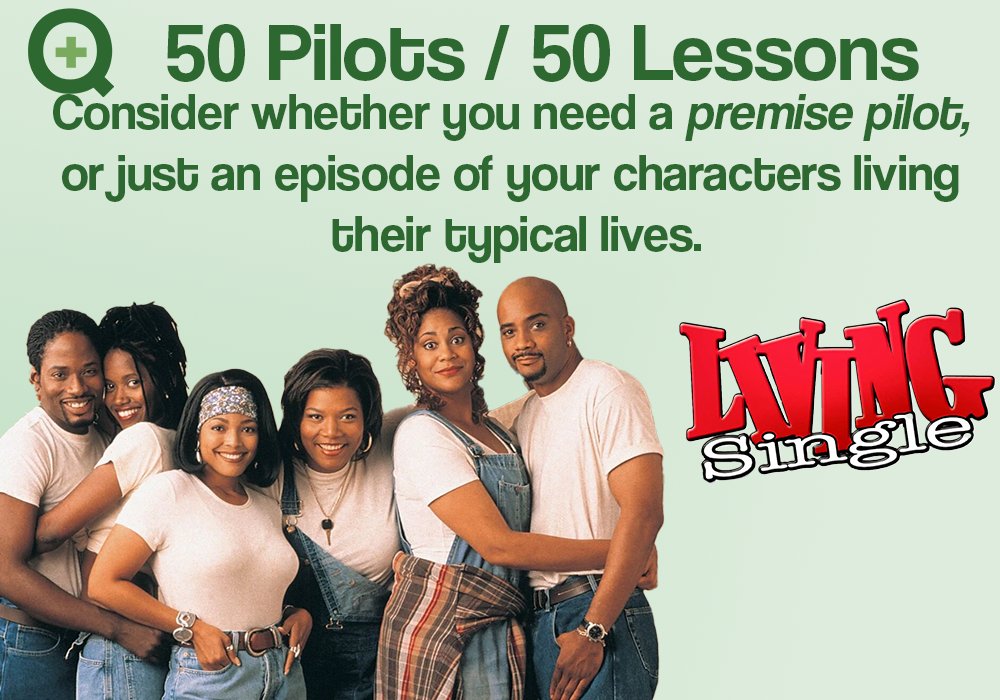 inmyqueuepod's tweet photo. #50Lessons: Living Single is one of the best young-friends-hanging-out sitcoms out there, and the pilot does a great job of introducing us to Khadijah, Synclaire, Regine, Max, Kyle, and Overton with a very typical episode. No "setup" needed: straight to humor. https://t.co/UgCA7LT3kV