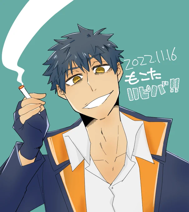 ヤクザされたので描きましたちこくハピバもこた～～～ 