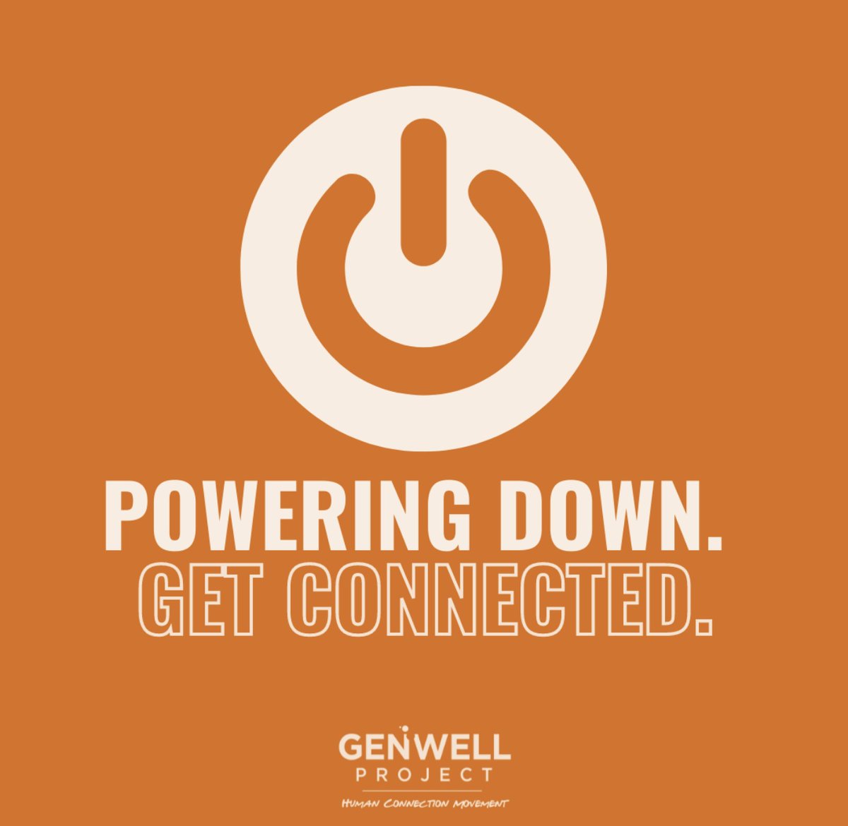 GenWellProject's tweet photo. Make social health a priority today and power down for your human connections!
.
.
#humanconnection #powerdownsunday #facetoface #stayconnected #getconnected
“ https://t.co/khPMGLQxE9