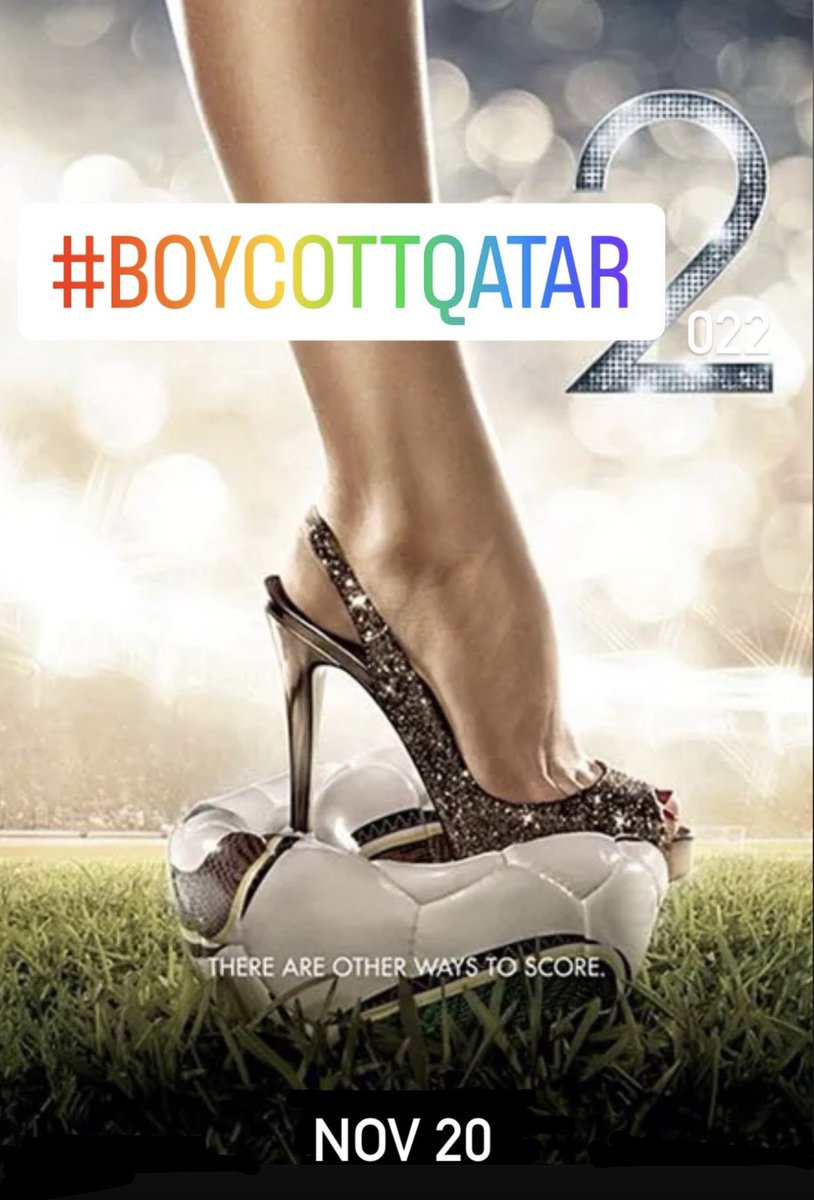 RBehrouzDO's tweet photo. Very appropriate poster for #BoycottQatar2022 in light of the #IranRevolution. https://t.co/XGm6vQ8JMy