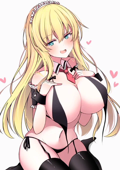 水着メイド淡_(:3 