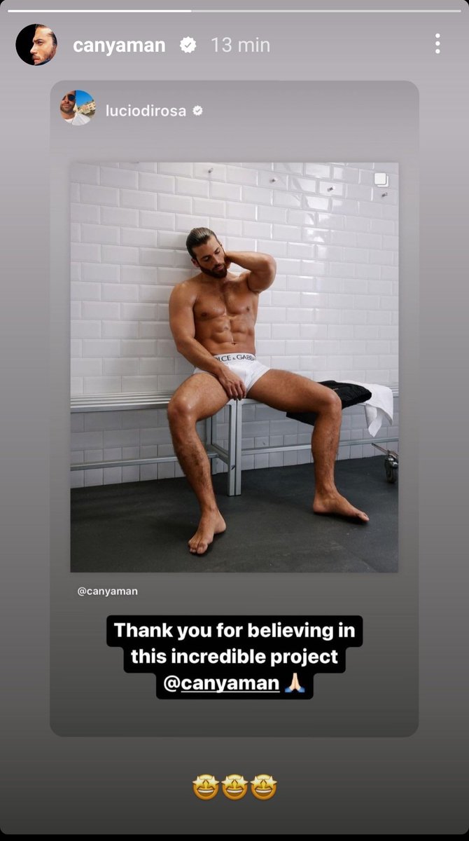 Madre mia que nuestro chico acaba de publicar yo estoy ya alucinando, no se lo que dice en la foto pero me da igual, yo no puedo dejar de quererlo me tiene loca
#DolceGabbana
#CanYaman