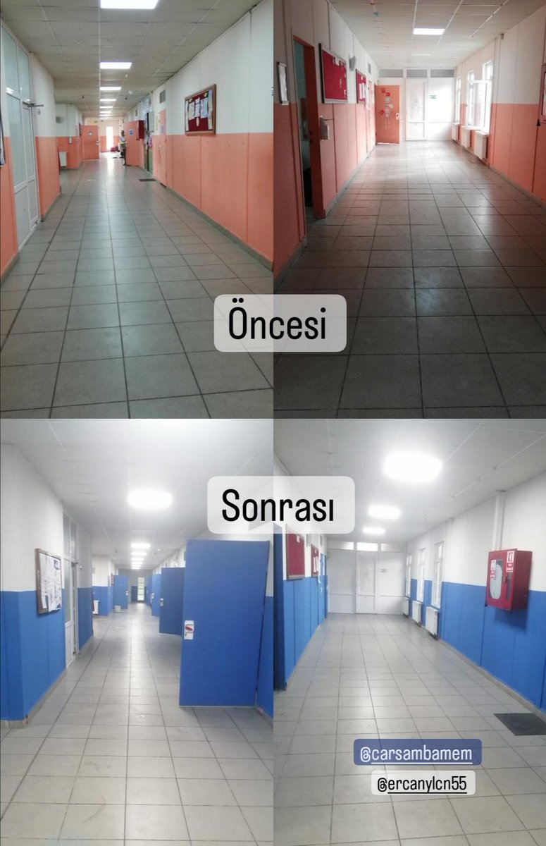 Ara tatilde, okulumuz için yapacağımız yeniliklerin ilk aşaması olan boya çalışmamızı tamamladık.
<a href="/samsunmem/">Samsun İl Milli Eğitim Müdürlüğü</a>
<a href="/carsambamem/">Çarşamba İlçe Milli Eğitim Müdürlüğü</a>
<a href="/MustafaOzdmr55/">Mustafa Özdemir</a>
<a href="/yuduf_tanrioven/">Yusuf tanrioven</a>
<a href="/halilkanat/">Halil KANAT</a>
<a href="/ERCANYALCIN5555/">ERCAN YALÇIN</a>