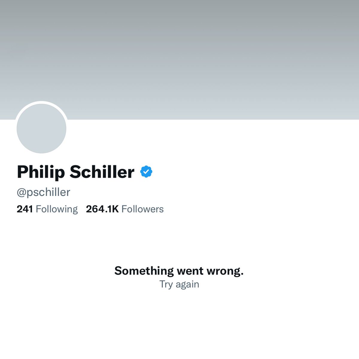BasicAppleGuy's tweet photo. Woah! @pschiller quit Twitter! https://t.co/0a0TY05PTV