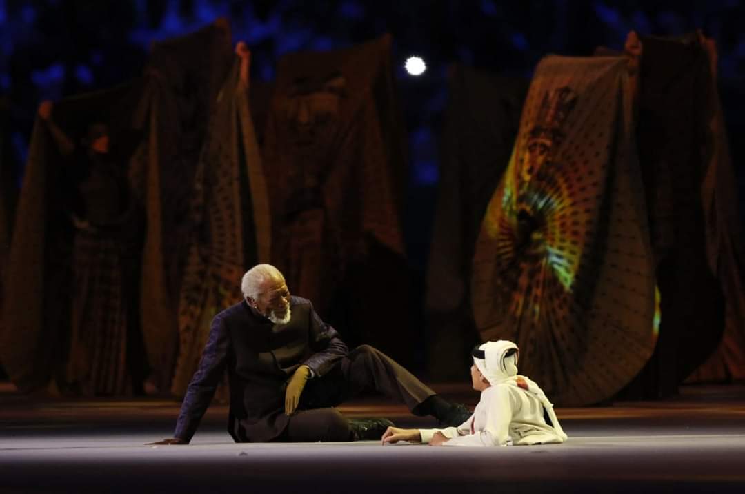Gabbar0099's tweet photo. Came across this beautiful and inspiring story amid the excitement and hype around the World Cup. The opening ceremony of the Qatar World Cup has been considered one of the best in recent memory and the story is about an important figure of the magnificent show. 1/n https://t.co/FkBjqJzUiA