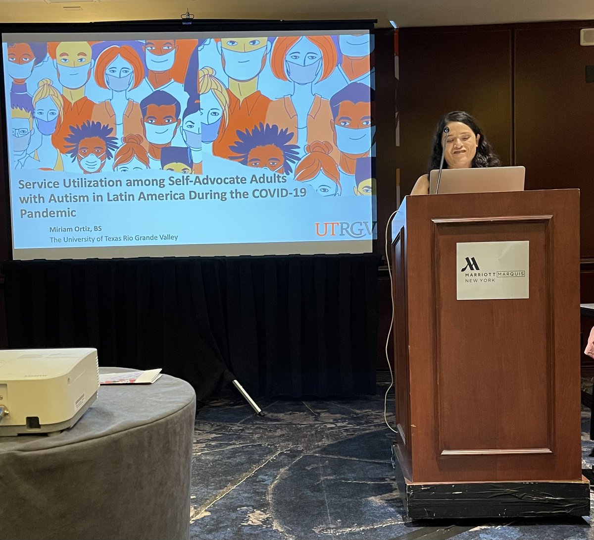 ceciliamontiel's tweet photo. Autistic Adults and COVID in Latin America. The most underserved group. #ABCT2022 @Juventinohr @DraBiancaV #REAL @UTRGVResearch https://t.co/6YnsIRCdzV